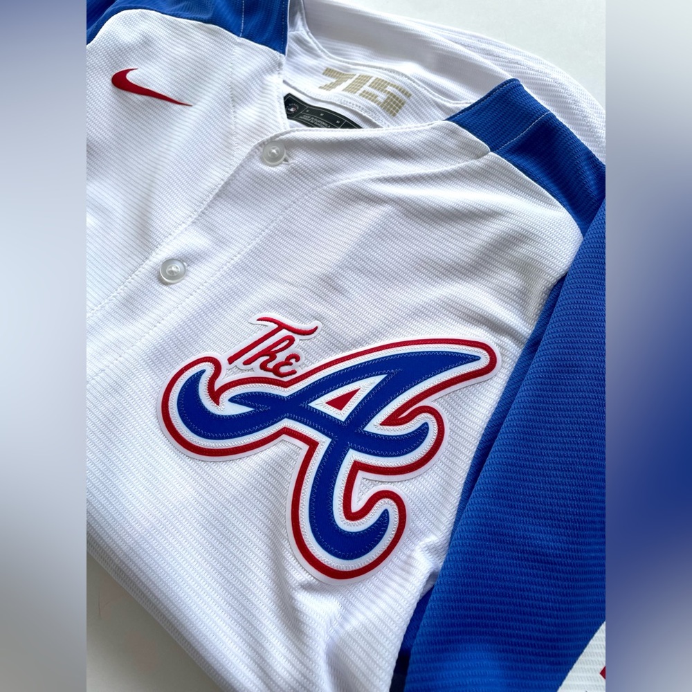Nike Atlanta Braves City Connect Ronald Acuña Jr Limited Edition Baseball Jersey - Picture 3 of 9